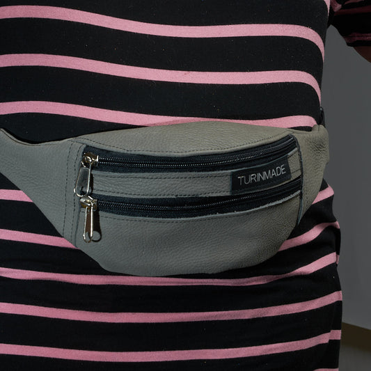 Marsupio turinmade silver tag pelle 15