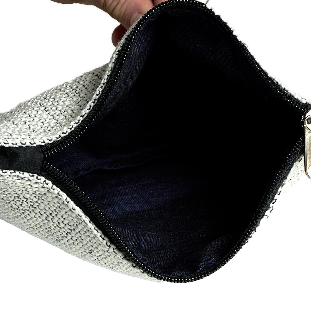 Pochette foderata con zip 21