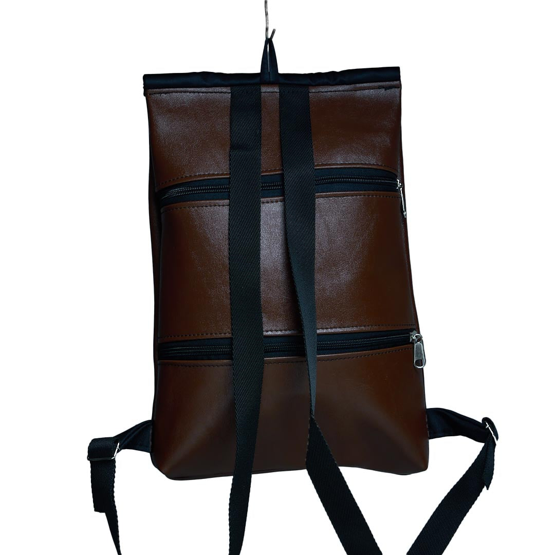 BERLINO 24 - Zaino ANTIFURTO in ecopelle