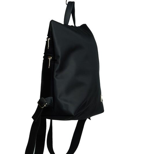 Sparta 06 | Zaino nero in nylon accoppiato dal design antifurto