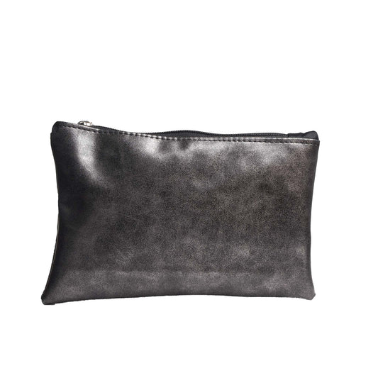 Pochette foderata con zip 10