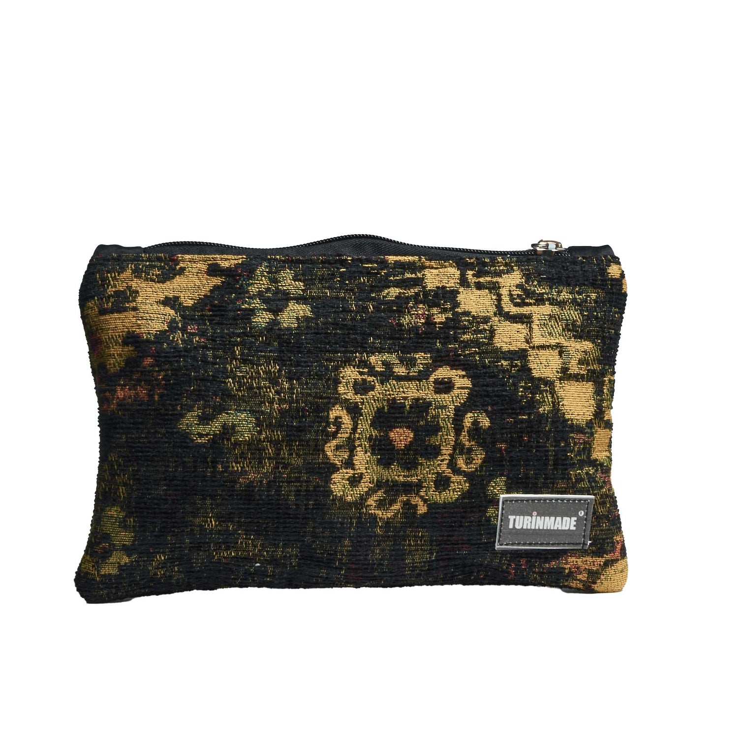 Pochette foderata con zip