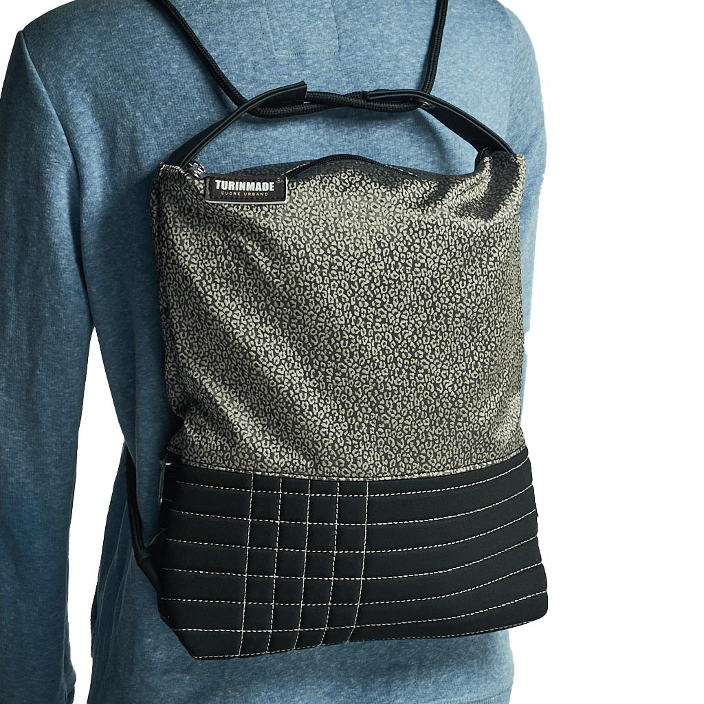 Como 16 – Zaino-borsa artigianale animalier e neoprene
