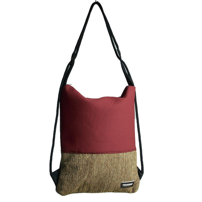Como 03 – Zaino-borsa artigianale bordeaux