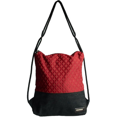 Como 02 – Zaino-borsa artigianale rossa