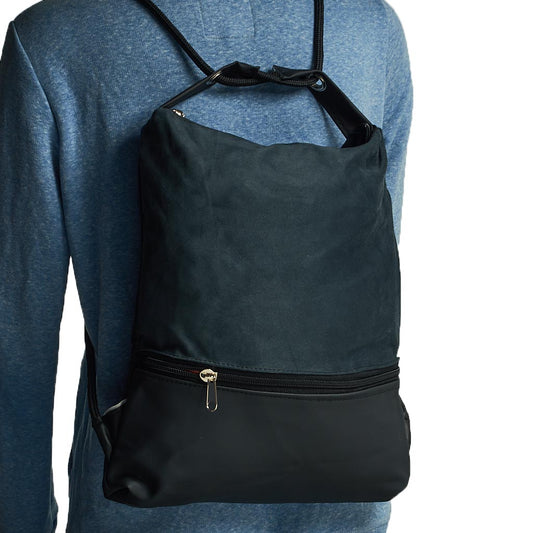 Como 18 – Zaino-borsa artigianale in Alcantara e nylon
