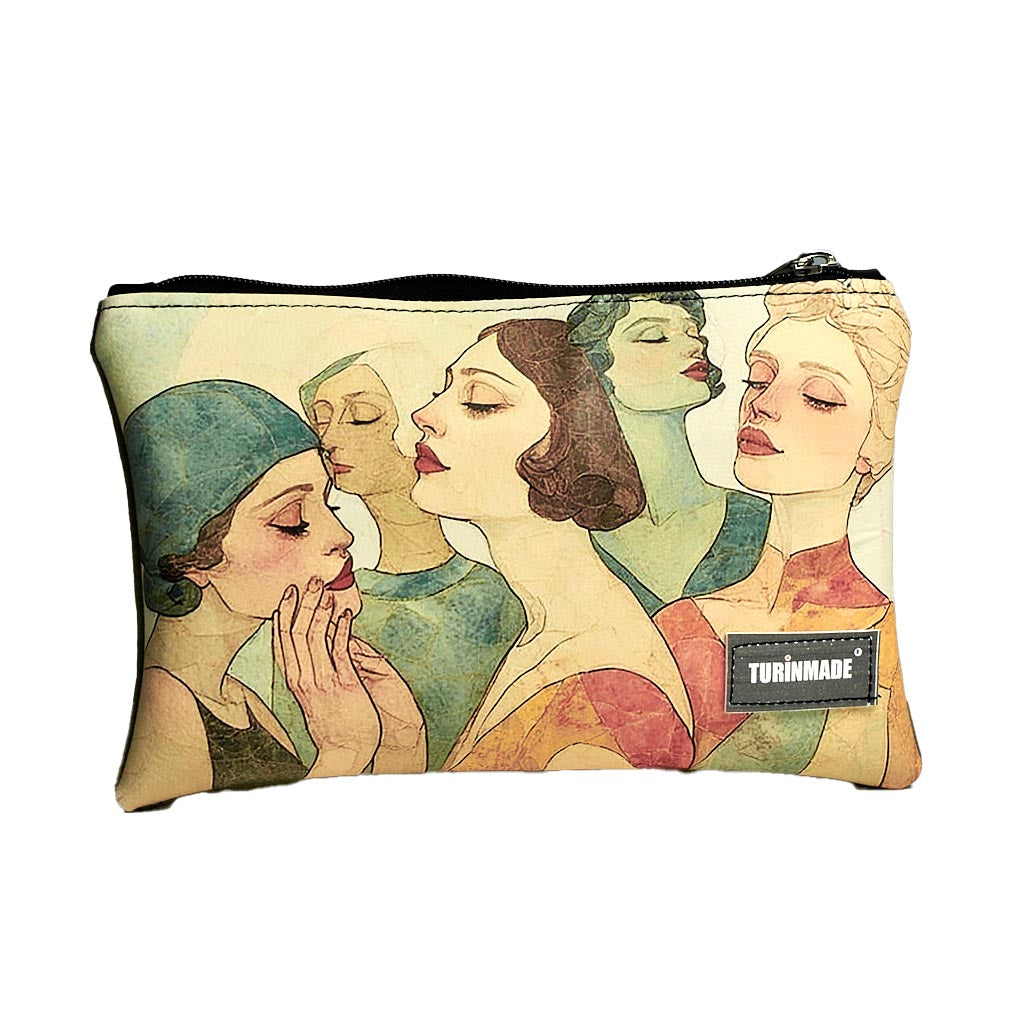 Pochette foderata con zip 50