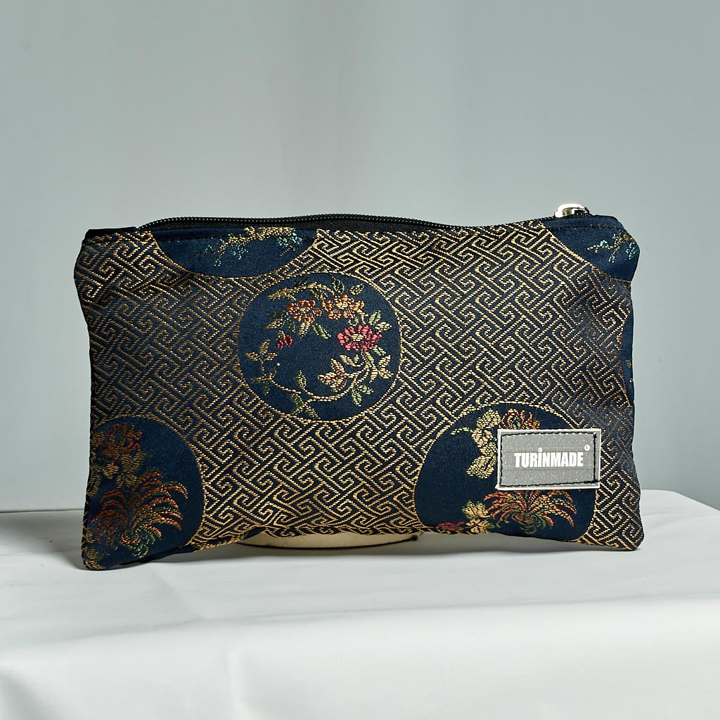 Pochette foderata con zip 52