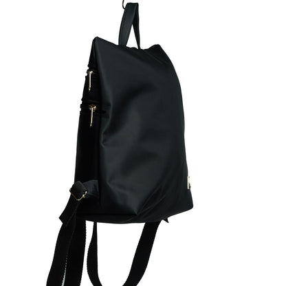 Sparta 06 | Zaino nero in nylon accoppiato dal design antifurto