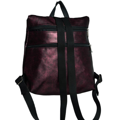 Sparta 10 | Zaino bordeaux impermeabile dal design antifurto