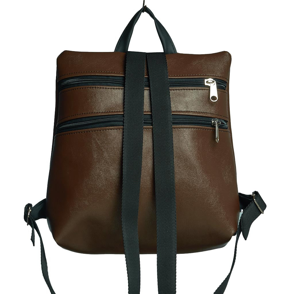 Sparta 18 | Zaino marrone impermeabile dal design antifurto
