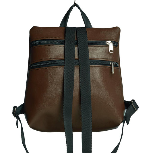 Sparta 18 | Zaino marrone impermeabile dal design antifurto