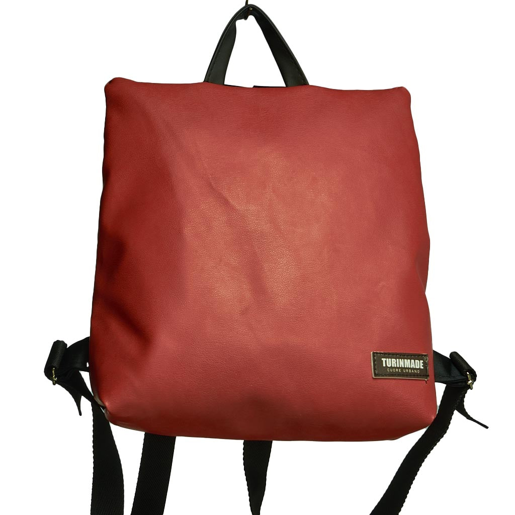 Sparta 19 | Zaino rosso mattone impermeabile dal design antifurto