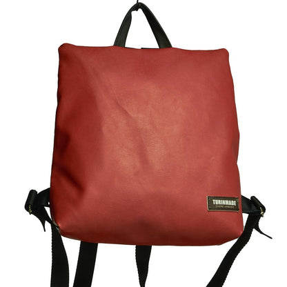 Sparta 19 | Zaino rosso mattone impermeabile dal design antifurto