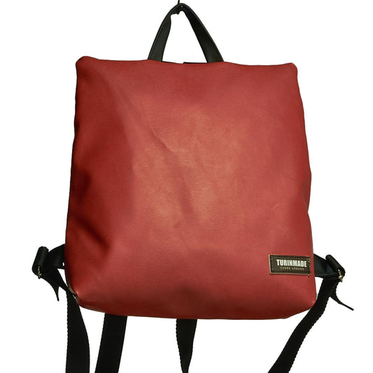 Sparta 19 | Zaino rosso mattone impermeabile dal design antifurto