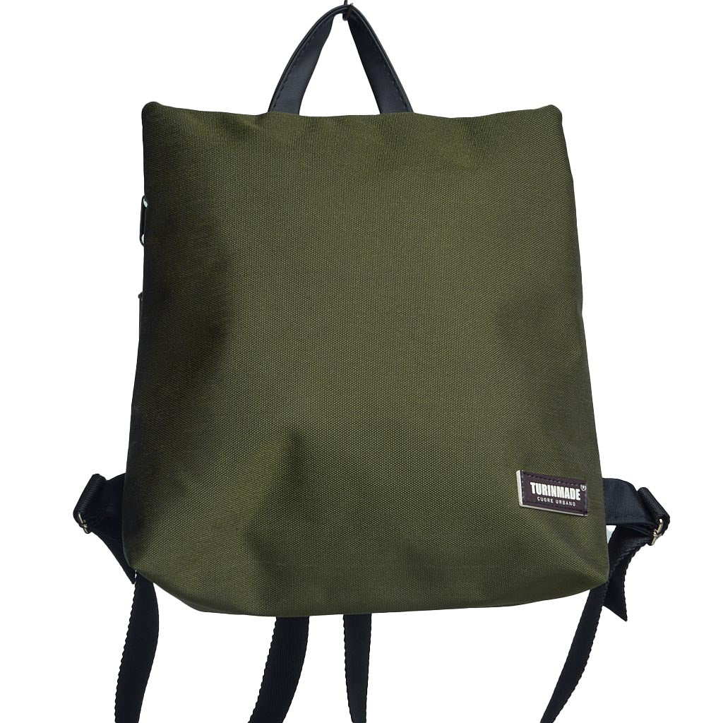 Sparta 20 | Zaino verde oliva in nylon dal design antifurto