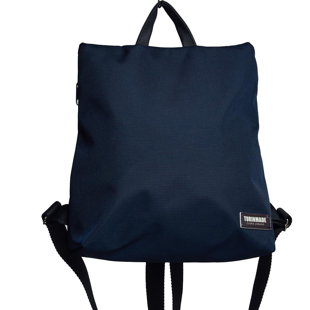 Sparta 21 | Zaino blu scuro in nylon impermeabile dal design antifurto