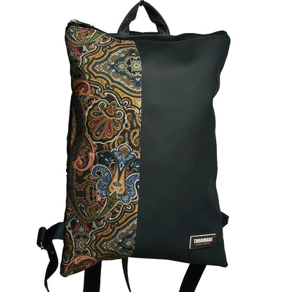 Bipolare 72 | Zaino patchwork con fascia paisley multicolore
