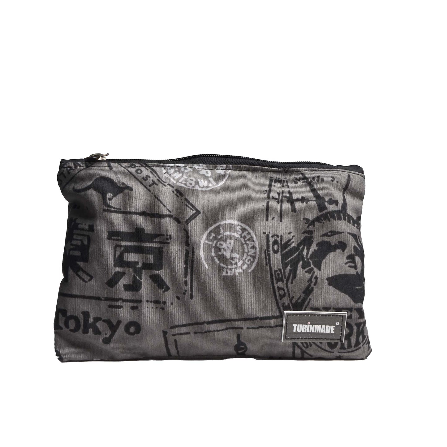 Pochette foderata con zip 9