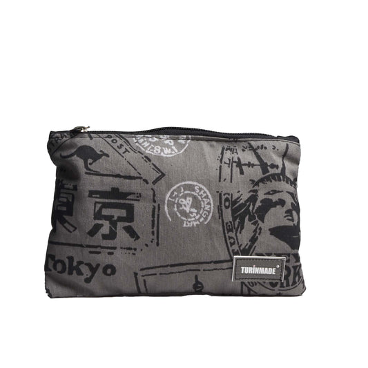 Pochette foderata con zip 9