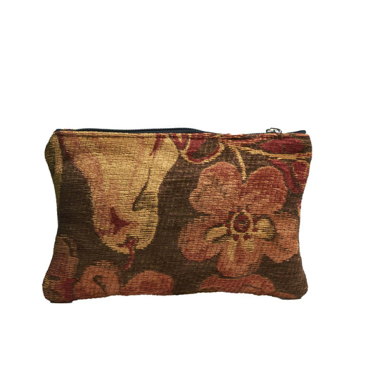 Pochette foderata con zip 12