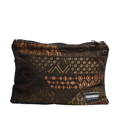 Pochette foderata con zip 18