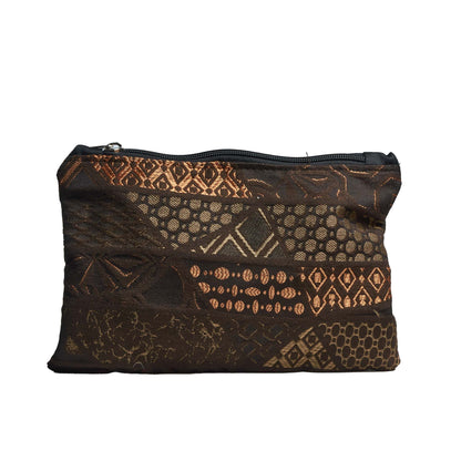 Pochette foderata con zip 18