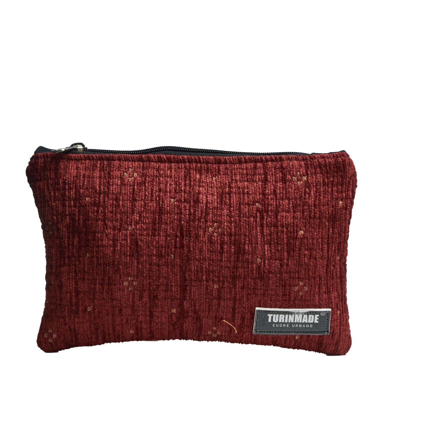 Pochette foderata con zip 28