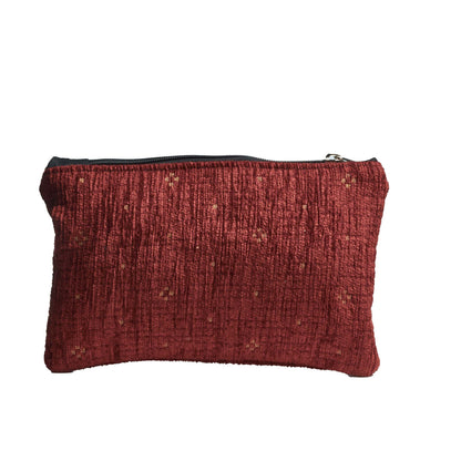 Pochette foderata con zip 28